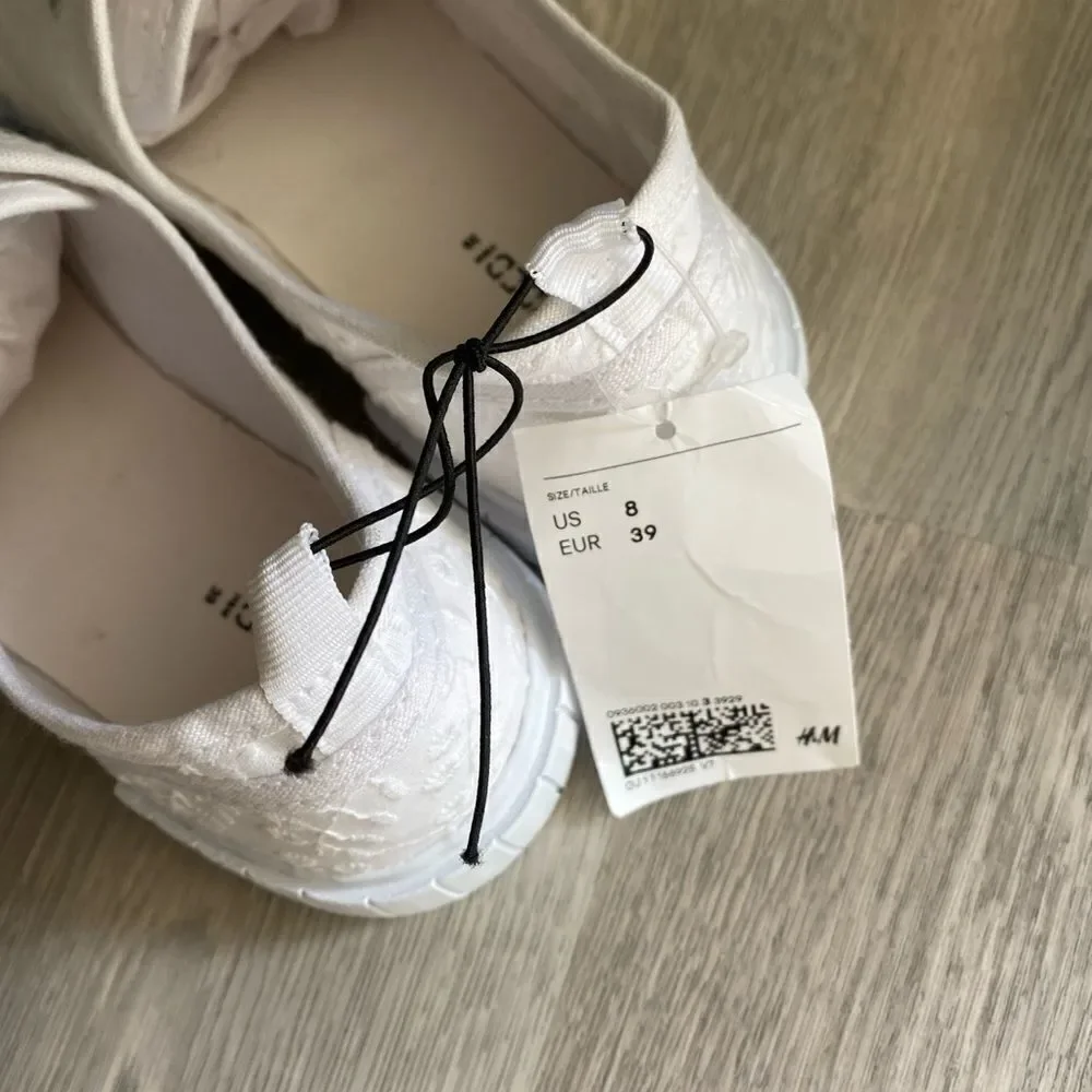 H&M Sneakers Embroidered New